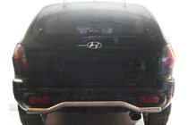 Hyundai Santa Fe 1 2000-2006 Rear Bar AK004 (Stainless Steel) photo 1