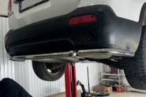 Kia Sorento II XM 2009-2014 Rear corner bars with center section AK007-3 (2 pcs, stainless steel) photo 2