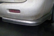 Hyundai H200, H1, Starex 1998-2007 Rear Corner Bars AK003 (2 pcs, stainless steel) photo 1