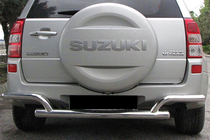 Suzuki Grand Vitara 2005-2017 Rear Guard AK005-2 (Stainless Steel) photo 1