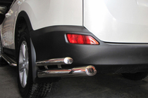 Toyota Rav 4 2013-2018 Rear Corner Bars AK003-double (stainless steel) photo 1