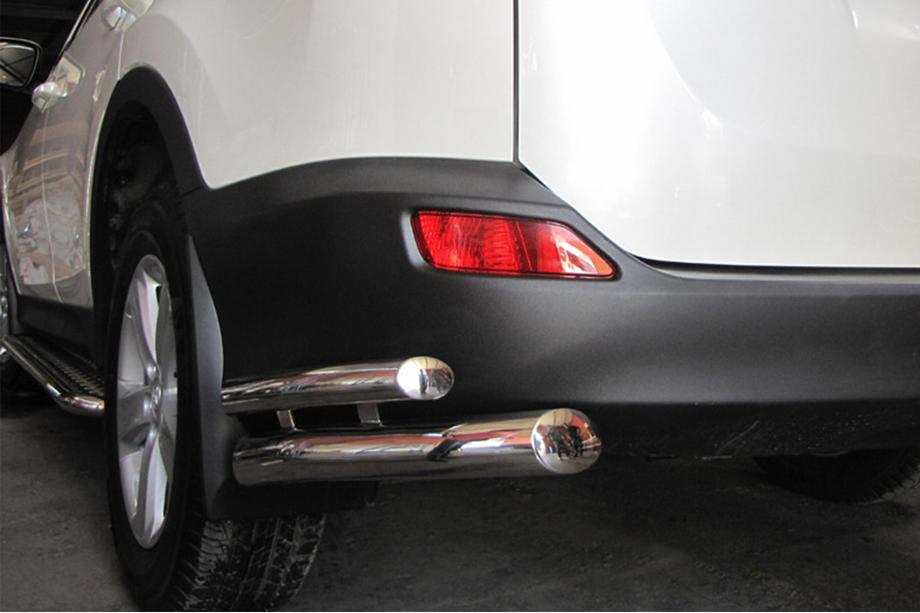 Toyota Rav 4 2013-2018 Rear Corner Bars AK003-double (stainless steel) Image
