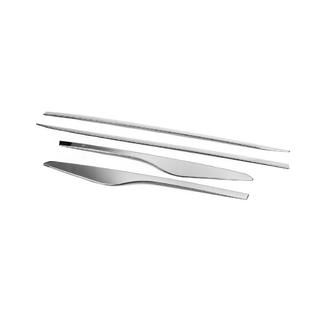 Door Mouldings with Recess (4 pcs, Stainless Steel) photo 4