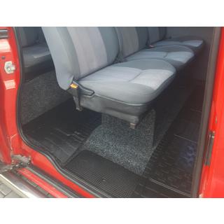Rear Rubber Floor Mats (2 pcs, Polytep) Opel Vivaro 2001–2015 photo 2