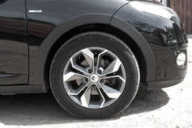 Renault Megane III 2009-2016 Fender flares (8 pcs, black) Hatchback – Metal photo 4