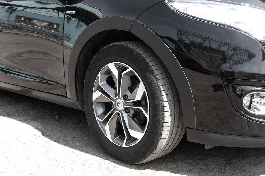 Renault Megane III 2009-2016 Fender flares (8 pcs, black) SW, ABS plastic Photo 5