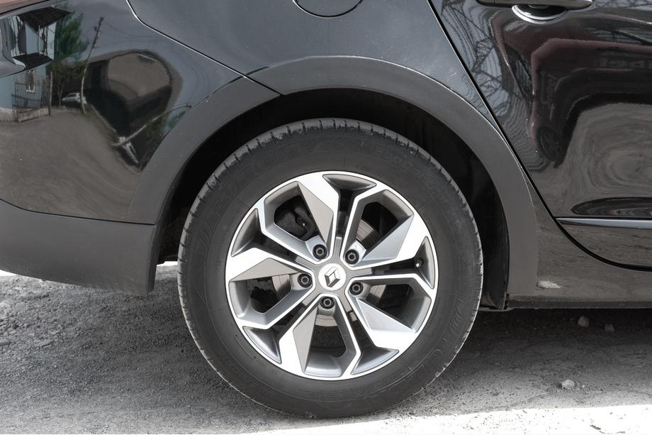 Renault Megane III 2009-2016 Fender flares (8 pcs, black) SW, ABS plastic Photo 12