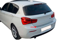 BMW 1 Series F20/F21 2011-2019 Rear bumper protector OmsaLine (for F20, stainless steel) photo 3