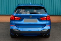 BMW X1 F48 2015-2022 Rear bumper protector OmsaLine (stainless steel) photo 2