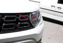 Dacia Duster 2018-2024 Chrome Grille Covers (2 pcs, Stainless Steel) photo 1
