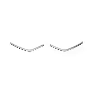 Chrome Grille Covers (2 pcs, Stainless Steel) Dacia Duster 2018-2024 photo 2