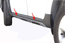 Dacia Duster 2018-2024 Stainless Steel Door Molding Covers (6 pcs) OmsaLine - Italian Stainless Steel photo 1