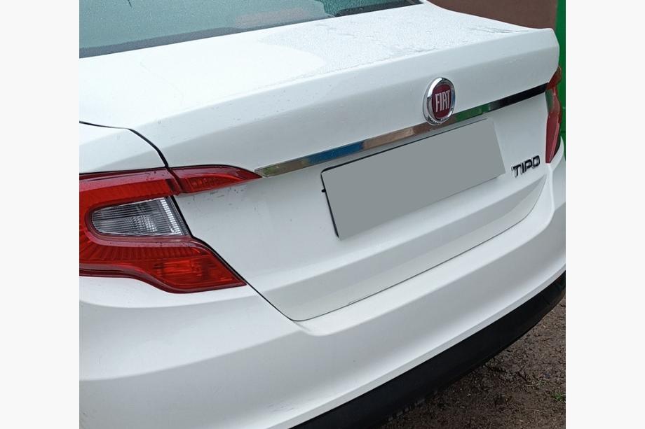 Fiat Tipo 2016- Chrome trim above license plate (stainless steel) Hatchback (Chrome) Image