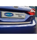 Ford Fiesta 2017- Trunk trim stainless steel photo 2