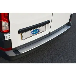 Rear bumper protector stainless steel (Omsa)