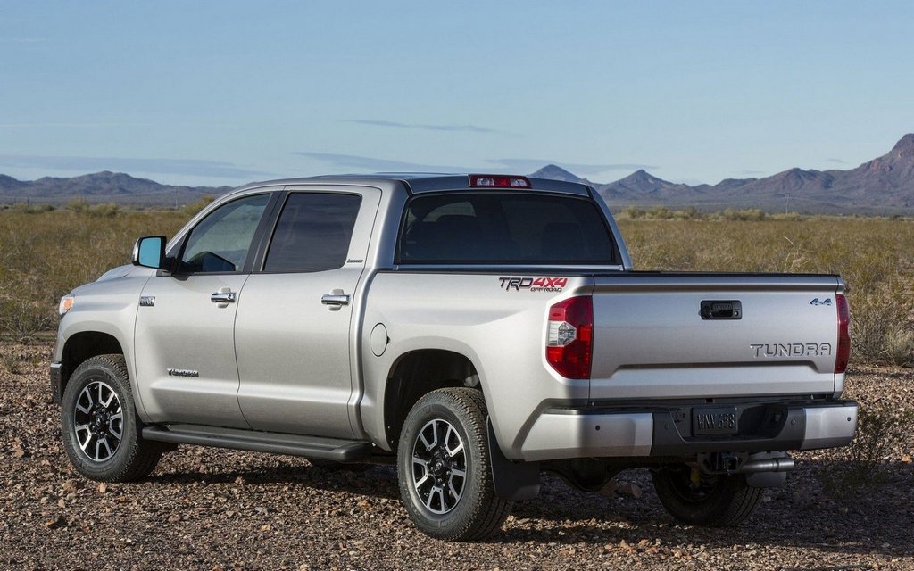 Overview of a pickup Toyota Tundra
