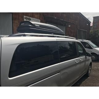 Roof Rails Chrome CAN Original Design (Metal Feet) Mercedes Vito/V-class W447 2014- photo 2