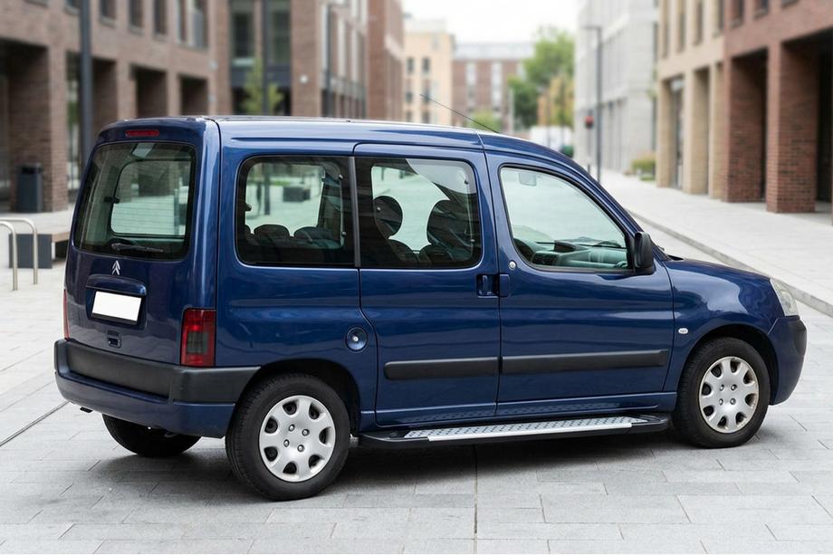 Citroen Berlingo 1996-2008 Side Steps Allmond Grey (2 pcs, Aluminum) Image