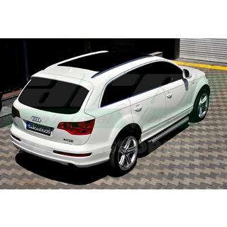 Side Steps Allmond Grey (2 pcs, Aluminum) Audi Q7 2005-2015 photo 4