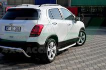Chevrolet Captiva 2006-2019 Side Steps Fullmond (2 pcs, Aluminum) photo 3