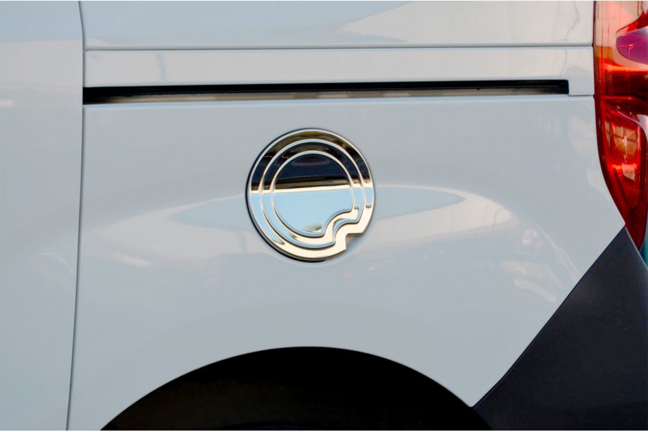 Fiat Doblo II 2010-2022 Fuel Tank Cap Cover OmsaLine Stainless Steel Image