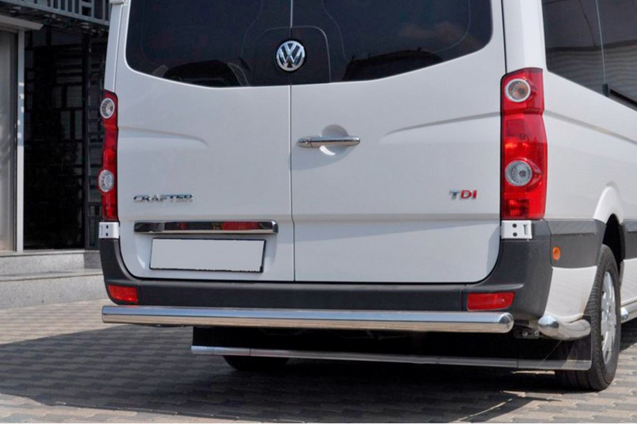 Volkswagen Crafter 2006-2016 Rear Bar AK002 (Stainless Steel) Image