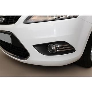 Chrome Fog Light Covers (6 pcs, Stainless Steel) Ford Focus II 2008-2011 photo 1