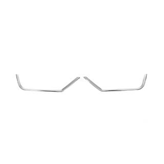 Rear reflector covers (2 pcs, stainless steel) Ford Focus II 2008-2011 photo 3