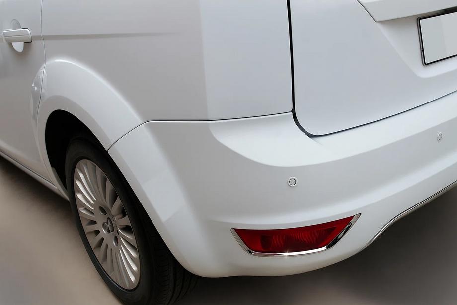 Ford Focus II 2008-2011 Rear reflector covers (2 pcs, stainless steel) Image