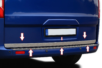 Ford Custom 2013-2022 Trunk Trim Stainless Steel photo 1