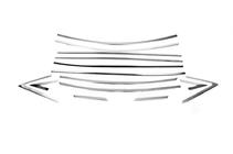 Hyundai Accent 2011-2017 Full Set Window Trim Chrome Covers (14 pcs, Stainless Steel) photo 2