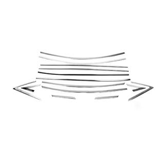Full Set Window Trim Chrome Covers (14 pcs, Stainless Steel) photo 2