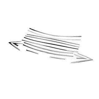 Full Set Window Trim Chrome Covers (14 pcs, Stainless Steel) photo 3