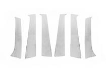 Hyundai Santa Fe 2 2006-2012 Stainless Steel Door Pillar Trim (6 pcs) photo 4