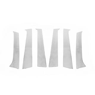Stainless Steel Door Pillar Trim (6 pcs) Hyundai Santa Fe 2 2006-2012 photo 4