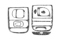 Hyundai H200, H1, Starex 1998-2007 Dashboard Trim Covers Carbon photo 2