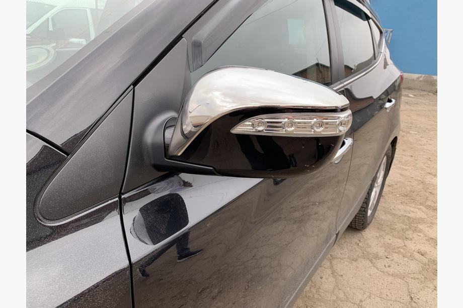 Hyundai IX-35 2010-2015 Mirror Covers (2 pcs, Stainless Steel) Photo 4