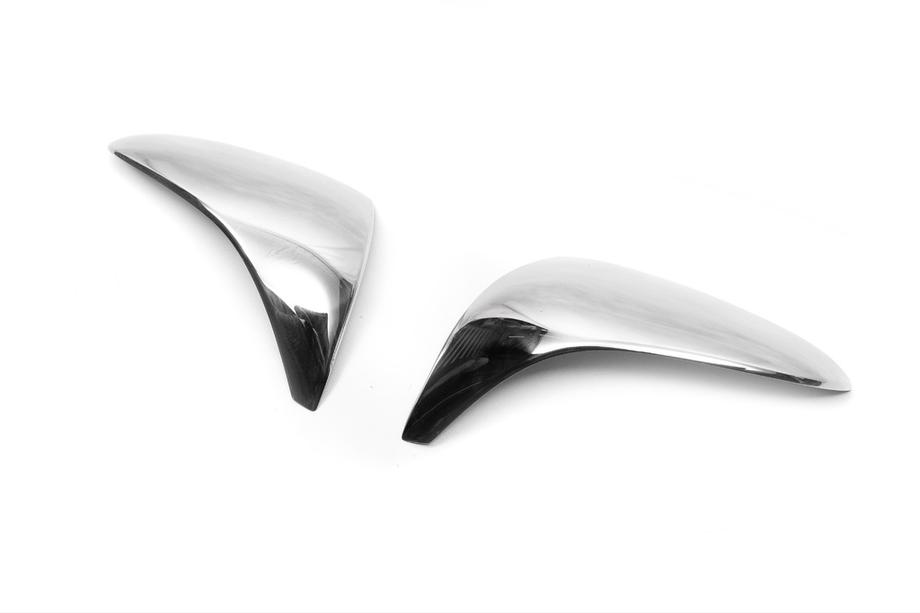 Hyundai IX-35 2010-2015 Mirror Covers (2 pcs, Stainless Steel) Photo 3