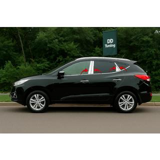 Stainless Steel Door Pillar Trim (8 pcs) Hyundai IX-35 2010-2015 photo 1