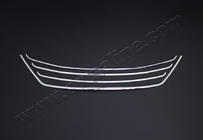 Hyundai IX-35 2010-2015 Grille trims with edging (4 pcs, stainless steel) photo 2