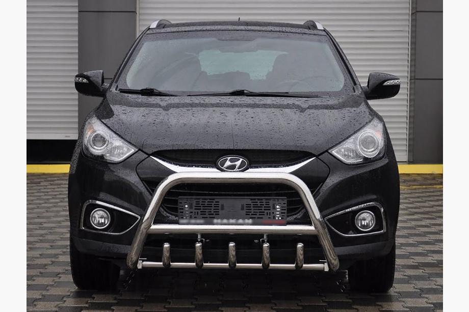 Hyundai IX-35 2010-2015 Front Bar WT003 (Stainless Steel) Image