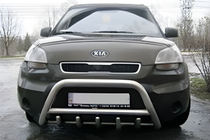Kia Soul I 2008-2013 Bull Bar (Stainless Steel) photo 2