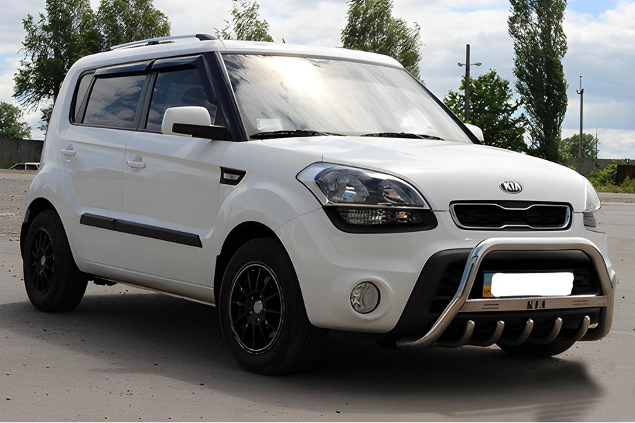 Kia Soul I 2008-2013 Bull Bar (Stainless Steel) Photo 3