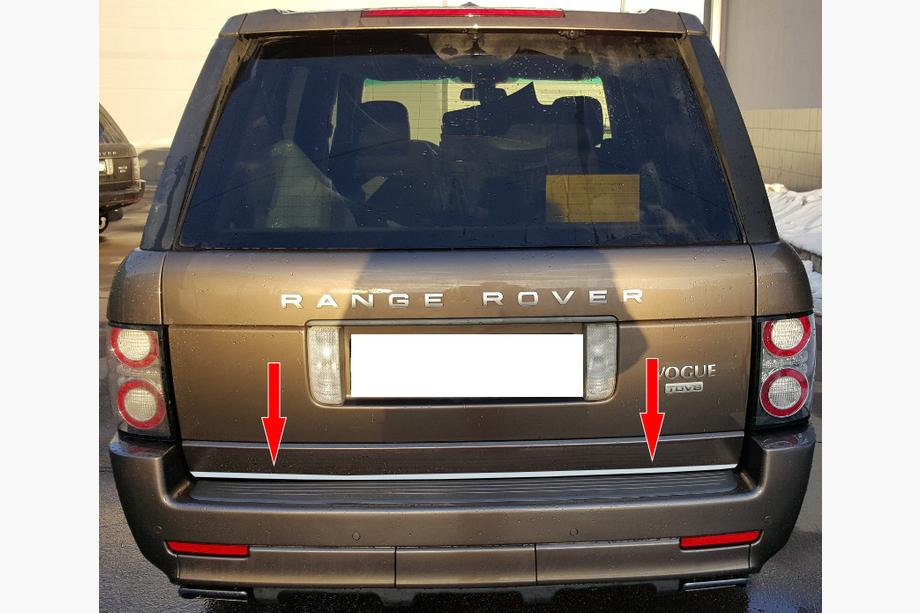 Range Rover III L322 2002-2012 Trunk Trim Stainless Steel Image