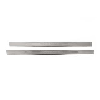 Door Sill Protectors OmsaLine (2 pcs, Stainless Steel) Citroen C-2 2003-2009 photo 2