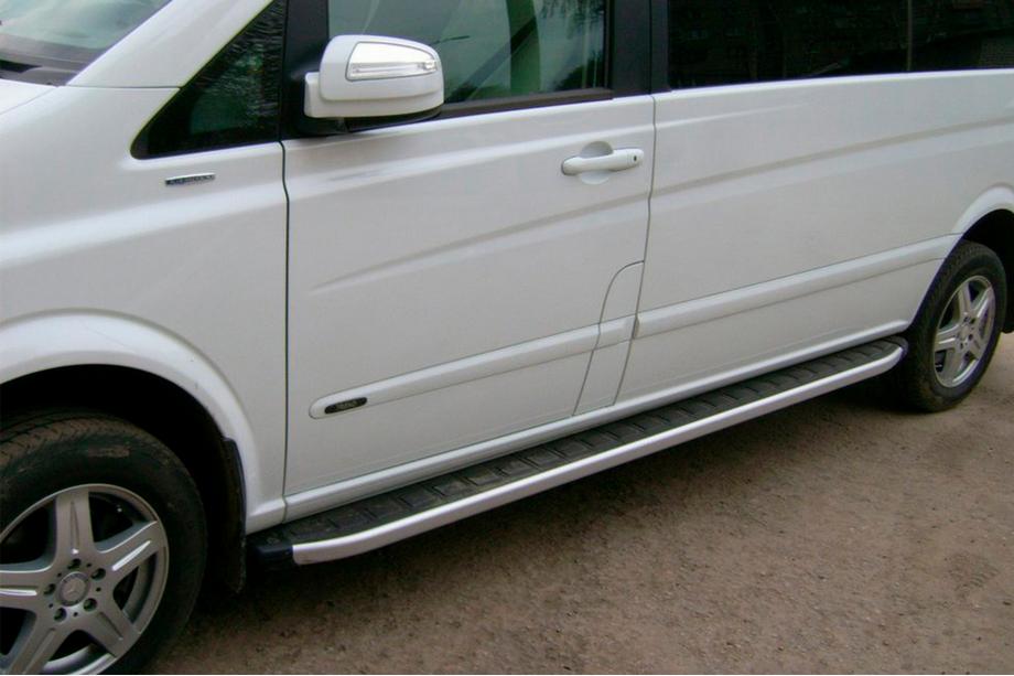 Mercedes Viano 2004-2014 Side Steps Alliance (2 pcs, Aluminum) Image