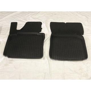 Rubber floor mats with edge (2 pcs, Polytep) Volkswagen Caddy 2004-2010 photo 3