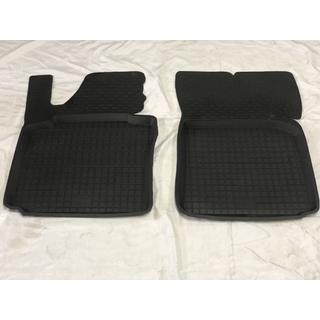 Rubber floor mats with edge (2 pcs, Polytep) Volkswagen Caddy 2004-2010 photo 2