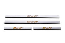 Volkswagen Golf 6 2008-2014 Carmos V1 Stainless Steel Door Sill Protectors 2-door photo 2