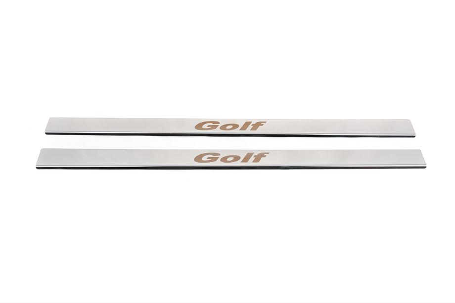 Volkswagen Golf 6 2008-2014 Carmos V1 Stainless Steel Door Sill Protectors Photo 4